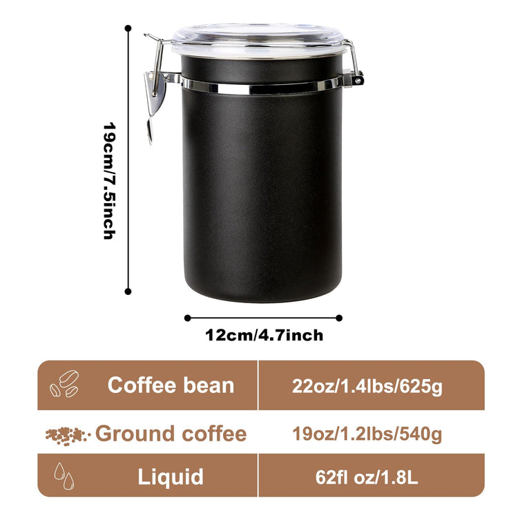 Stainless Steel Food Container with Clear Lids Airtight Storage Container Small Canisters Kitchen Pantry Storage for Cereal