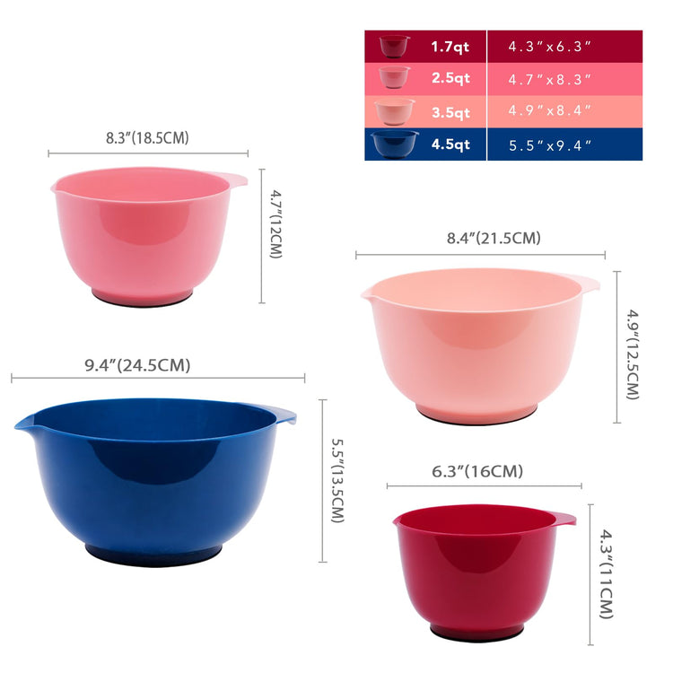 Classic Mixing Bowls Set of 4