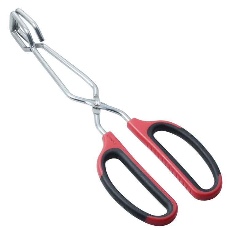 Stainless Steel Scissor Tongs with Comfort