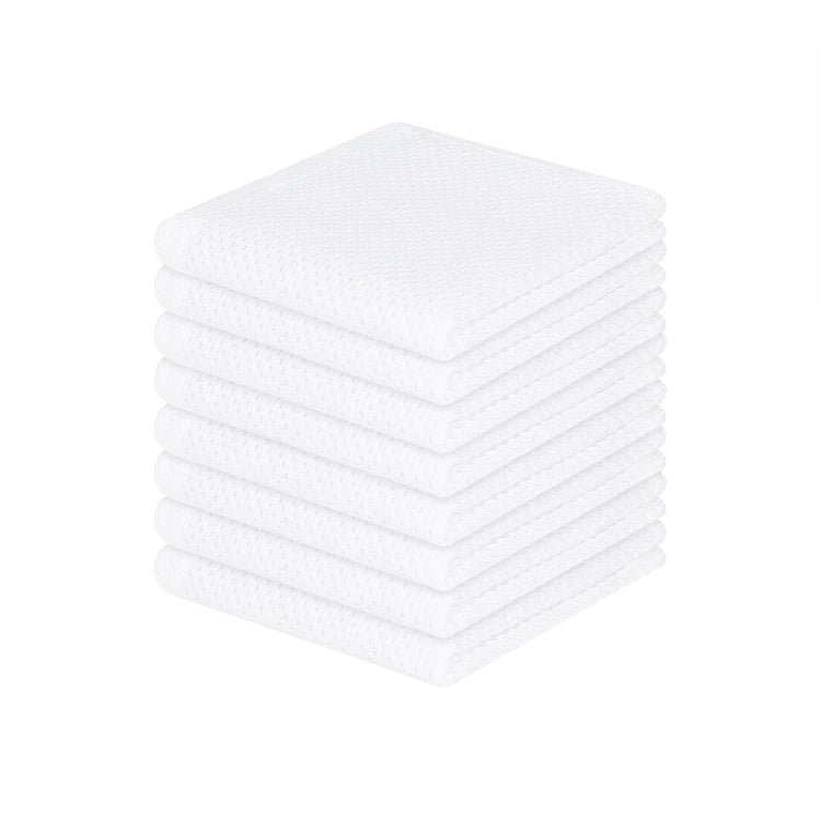100% Cotton Waffle Weave Kitchen Dish Cloths 8 (8 Count)