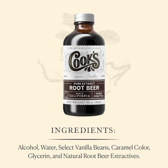 Cook's, Root Beer Extract Flavoring, For Root Beer Making and Baking, 16 Ounce - Nestoria
