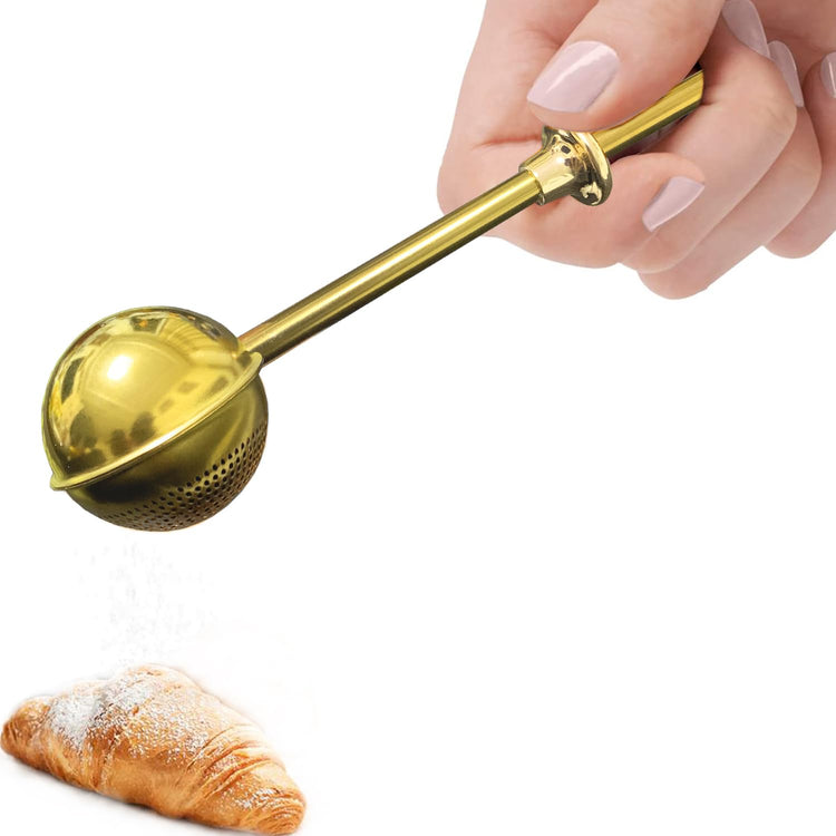 Powdered Sugar Shaker Duster Flour Dispenser Shaker with 18