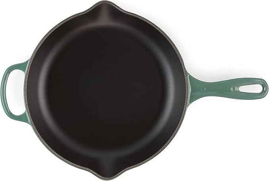 Le Creuset Enameled Cast Iron Signature Iron Handle Skillet, 10.25", Artichaut