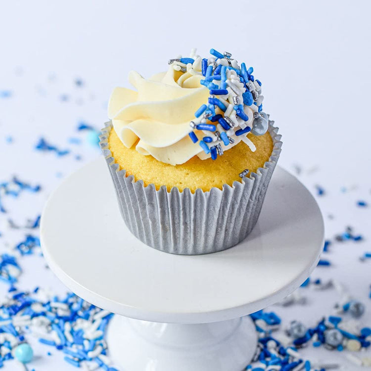 Blue Sprinkles for Cake Decorating and Baking (4 Ounce)