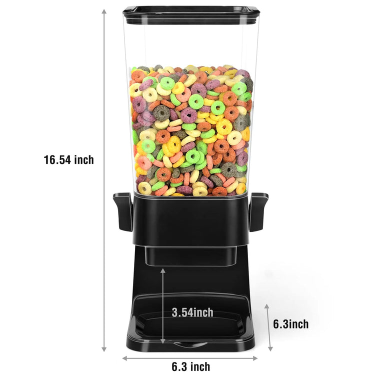 Cereal Dispenser Countertop Dual Dry Food Dispenser
