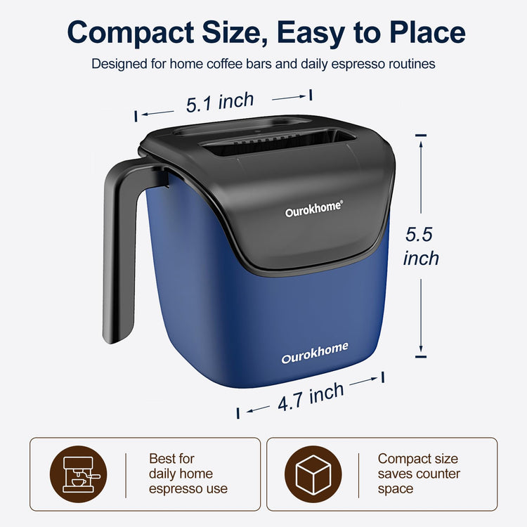 Espresso Knock Box with Lid