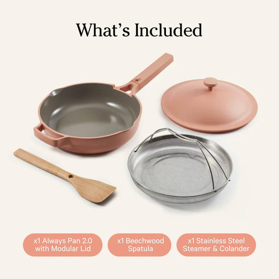Our Place Always Pan 2.0-10.5” (2.6 Qt) Nonstick, Toxin-Free Ceramic Cookware | Patented 10-in-1 Aluminum Frying & Sauté Pan | Safe for Oven, Induction & All Cooktops up to 450°F | Spice - Nestoria