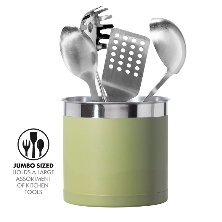 Stainless Steel Jumbo Utensil Holder