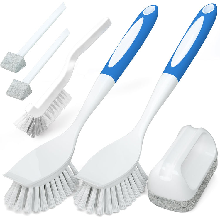 Dish Brush Cleaning Brush Set for Cleaning Groove Gap (6 Count)