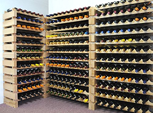 Modular Wine Rack Beechwood 24