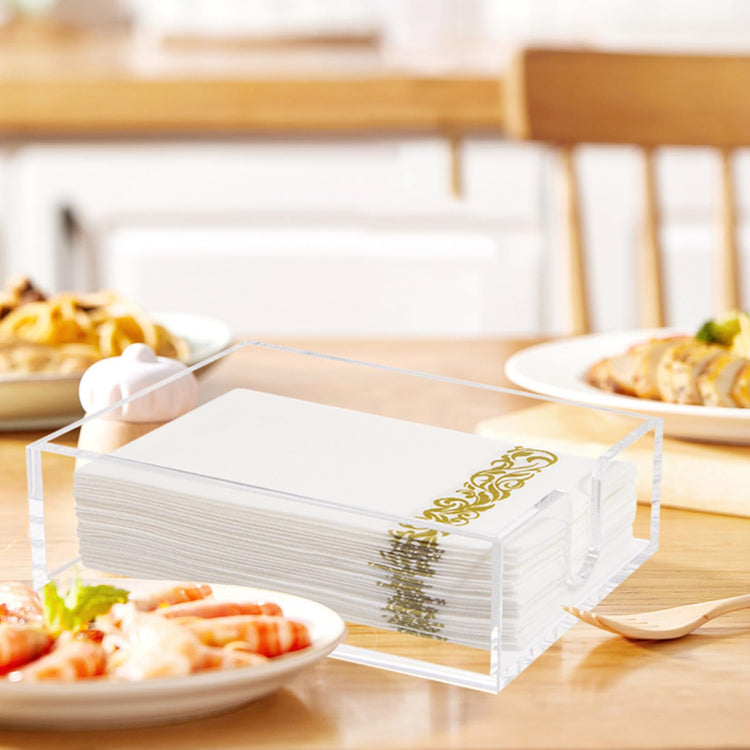 2 Pack 0.12 Thickness Clear Napkin Holder