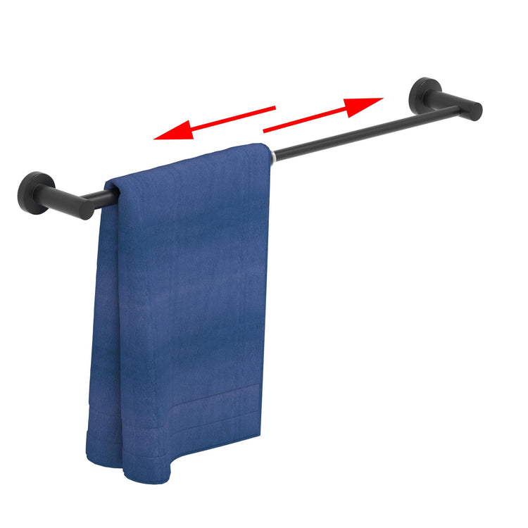 2 Pack Adjustable Towel Bar (2 Count)