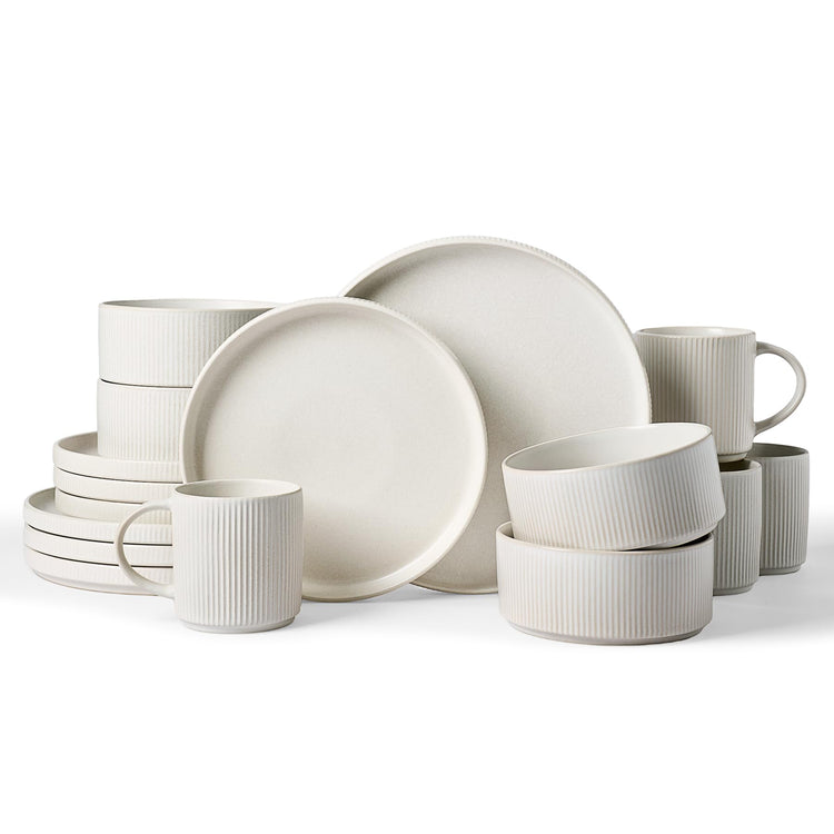 Star Dinnerware Sets with Mugs (16 Count)