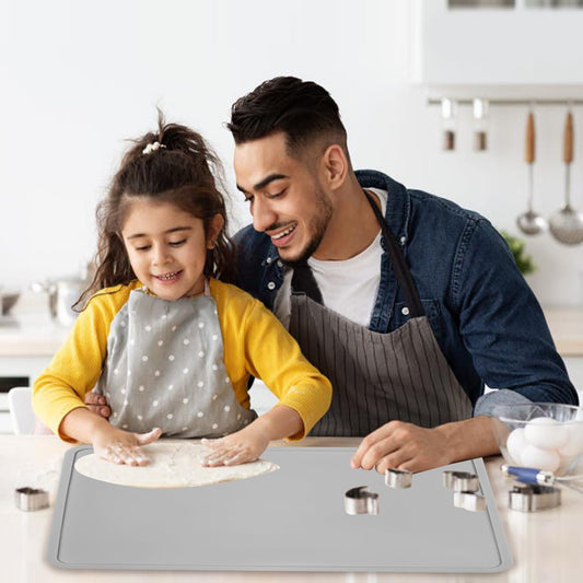 Silicone Placemats with Raised Edges for Kids