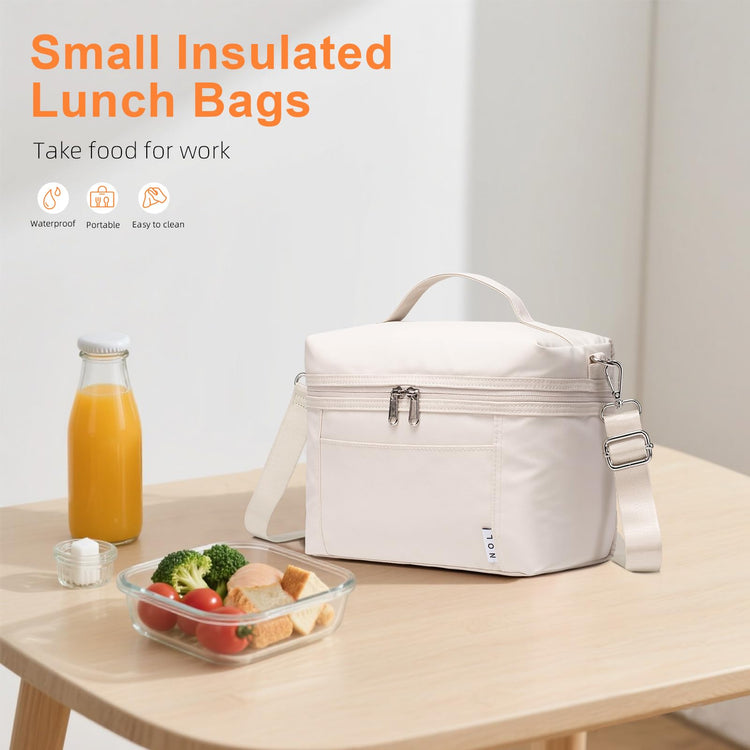 NOL 4L Insulated Lunch Bags for Women Cooler Bag Lightweight Nylon Waterproof Lunch Box For Work