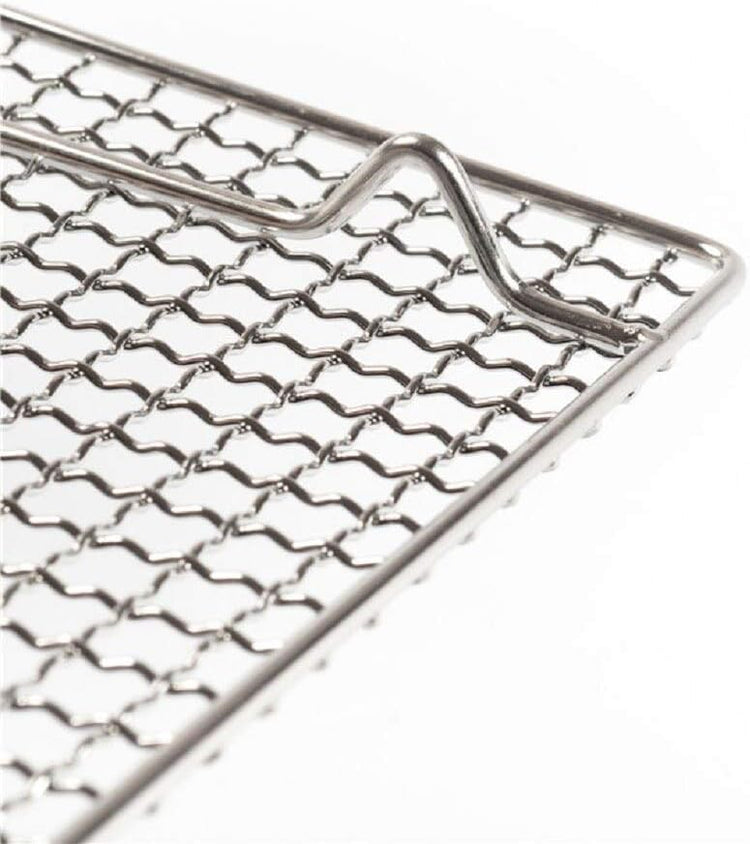 304 Stainless Steel Cooling Rack Versatile Baking Rack Heat Resistant Rust Proof Sturdy Grate 13.8"*9.8"
