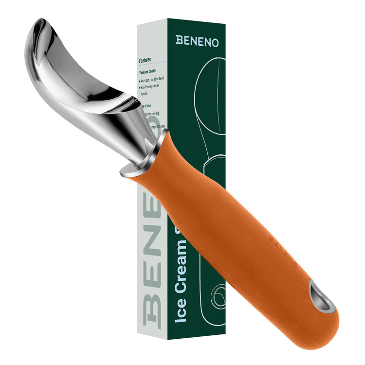 Premium Heavy Duty Ice Cream Scoop with Ergonomic Handle