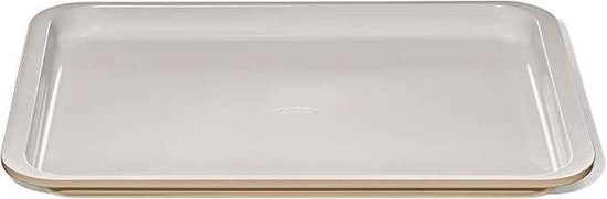 OXO Good Grips Non-Stick Pro Ceramic Coated Metal Bakeware Half Sheet Pan – Biscuit
