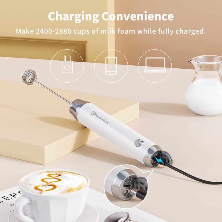 LunaFro Rechargeable Milk Frother