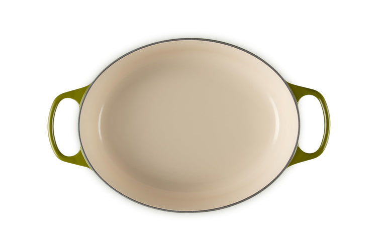 Enameled Cast Iron Oval Dutch Oven