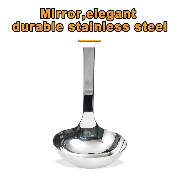 Stainless Steel Wok Spatula and Ladle Tool (2 Count)