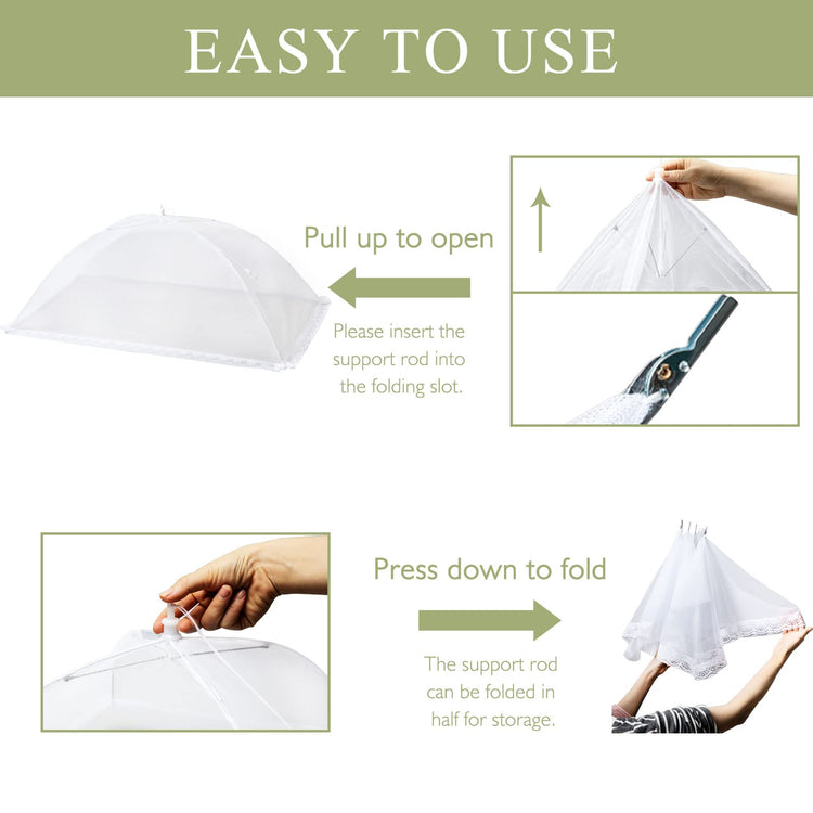 Food Covers Food Tent for Outside Mesh to Keep Bugs away