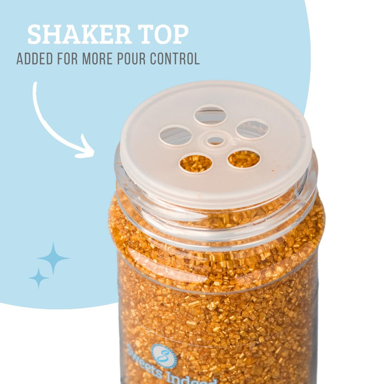 Gold Decorating Sugar (5.11 Ounce)
