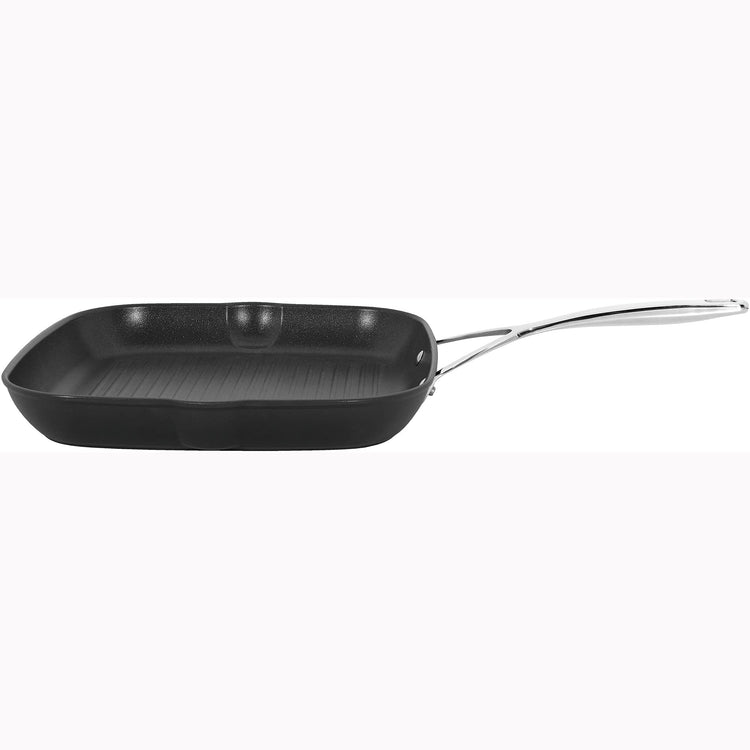 AluPro 11 inch Aluminum Nonstick Perfect Pan Grill Pan