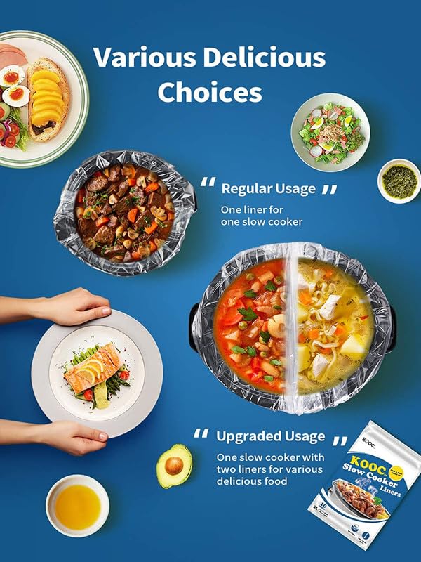 Slow Cooker Liners Fits 6