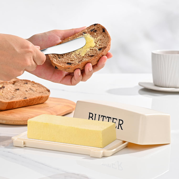 Butter Holder With Lid And Knife