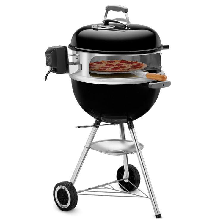 Multi Purpose Stainless Steel Rotisserie and Pizza Combo Kit