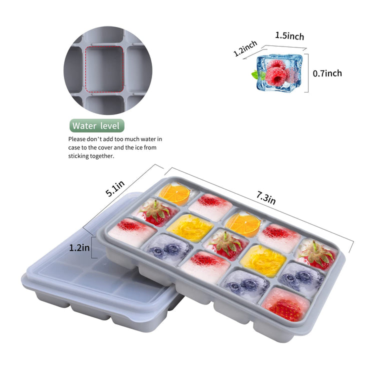Ice Cube Trays Set of 2 (2 Count)