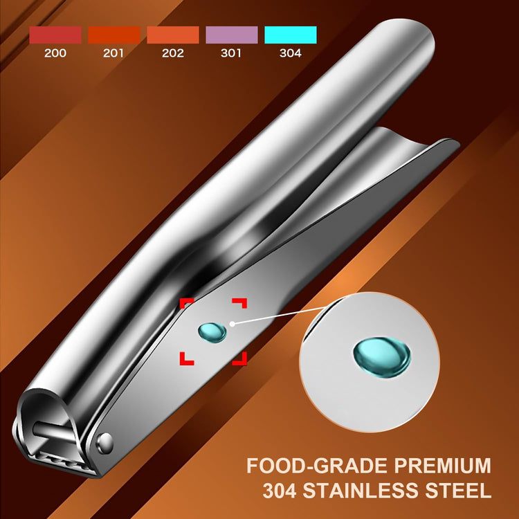 Stainless Steel Garlic Press