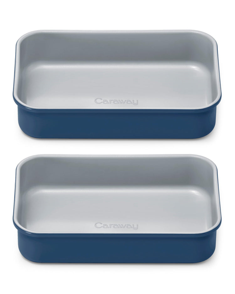 Non Stick 9" x 6.5" Small Rectangle Baking Pan Duo (2 Count)