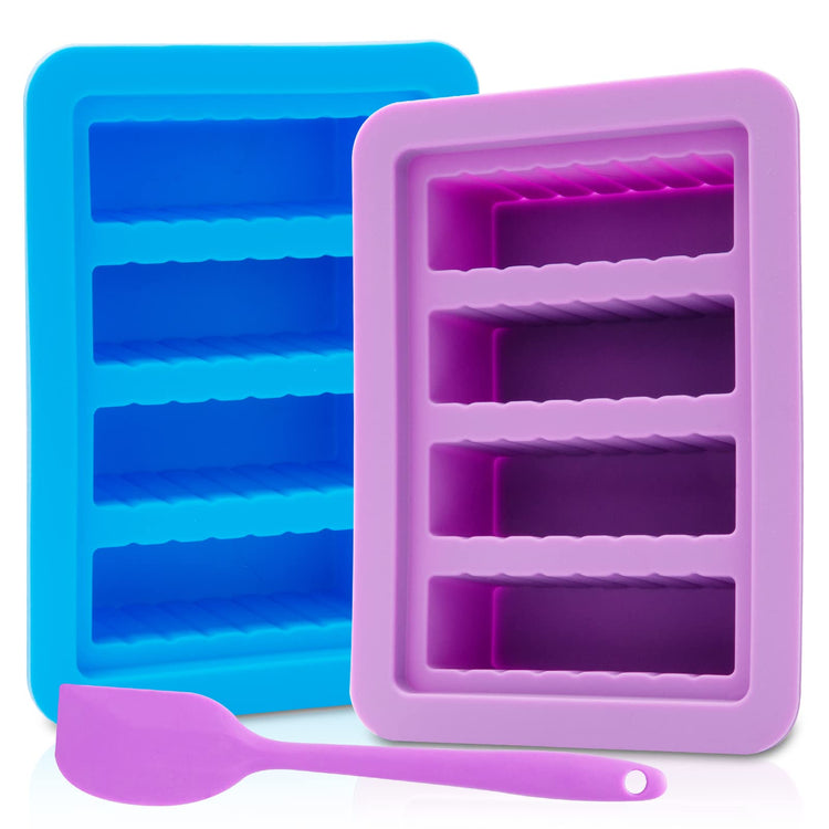 2 Packs Silicone Butter Mold with Lid (2 Count)
