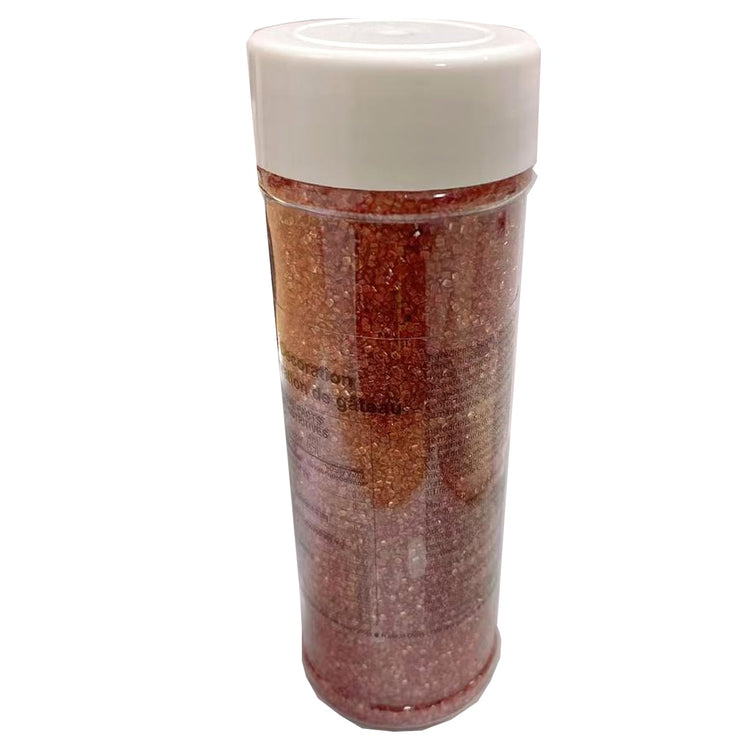 Red Sanding Sugar for Baking Edible Sparkling Coarse Sugar Crystals Sprinkles for Baking Topping Cake Cookie Cupcake Topper Ice Cream Decoration Supplies 3.2 OZ (3.2 Ounce)