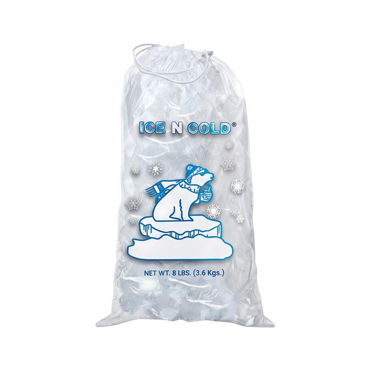 8lb (400 ct) Ice Bags with Cotton String 37 Micron Commercial & Food Grade LDPE, BPA-Free, Freezer Safe Plastic, 11" x 18" Bolsas Hielo, Bolsas Para Hielo, Ice Cube Machine Storage Bag (400 Count)