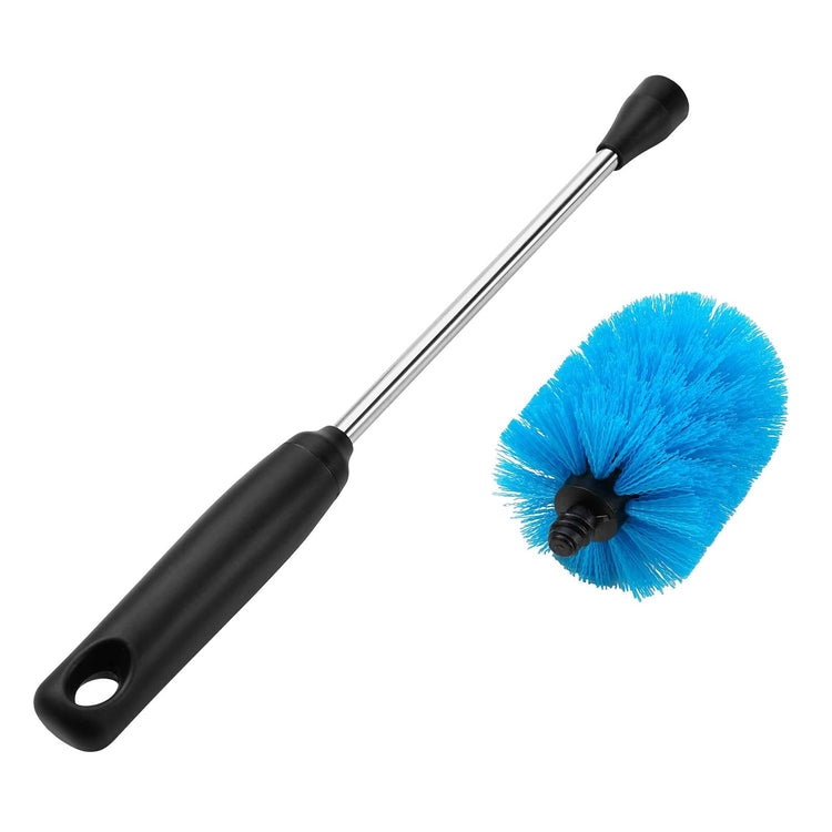 Stainless Steel Bottle Brush with Replaceable Head (2 Count)