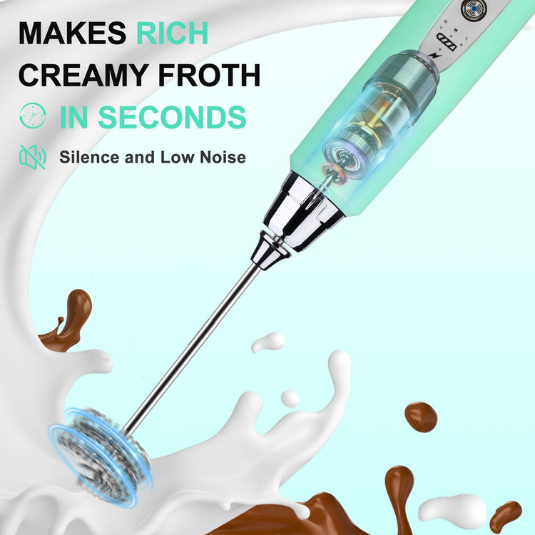 Handheld Milk Frother Wand for Coffee