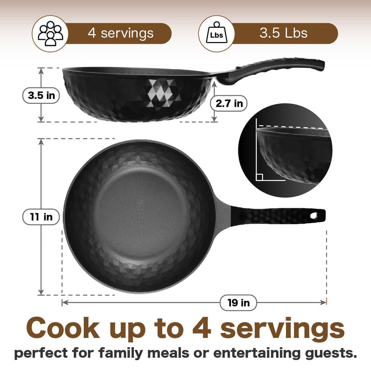 Diamond X Premium Non Stick Wok Pan