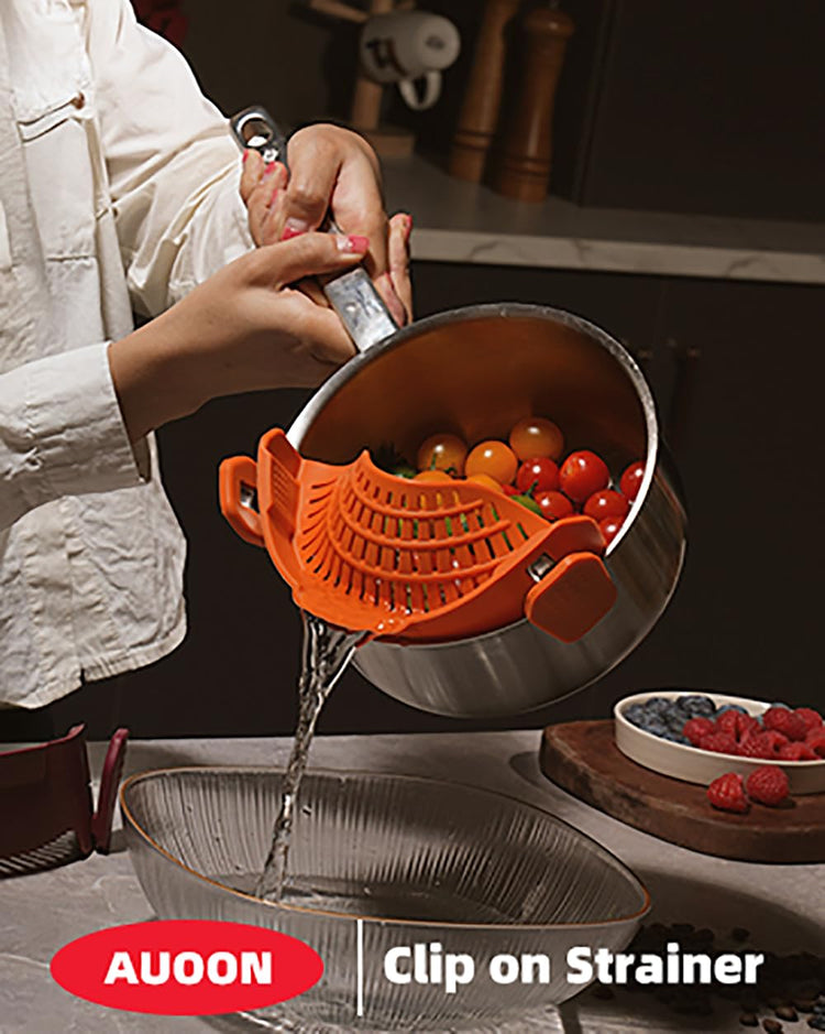 Pot Strainer Clip on Silicone