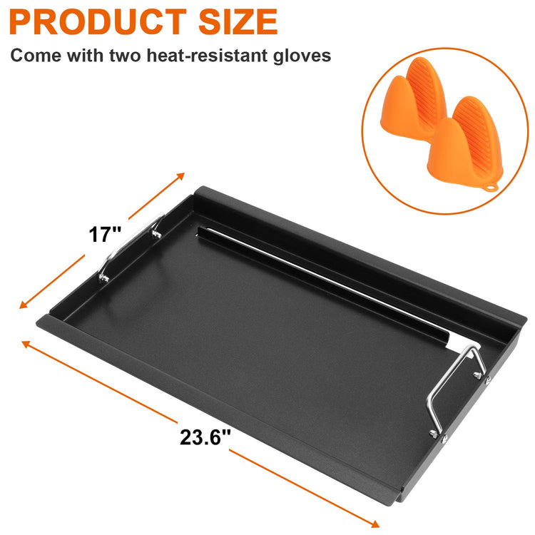 17" Flat Top Griddle for Charbroil Performance 4