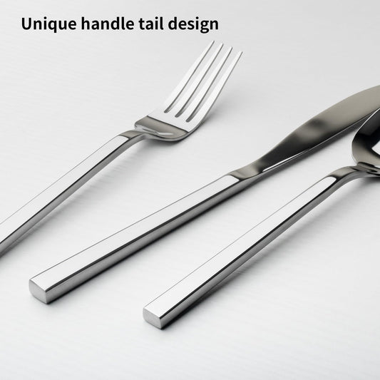 Cube 20 Piece Forged Flatware Set (4 Count)