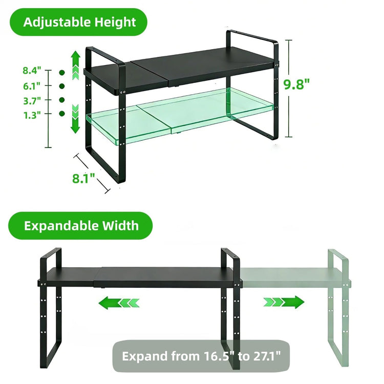 Expandable Cabinet Shelf (2 Count)