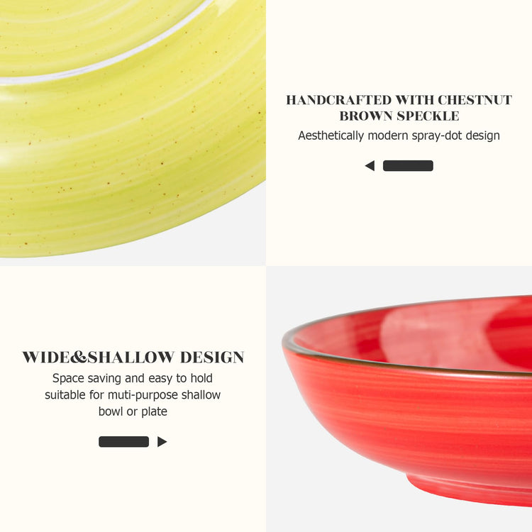 Pasta Bowls Set of 6 (6.66 Count)