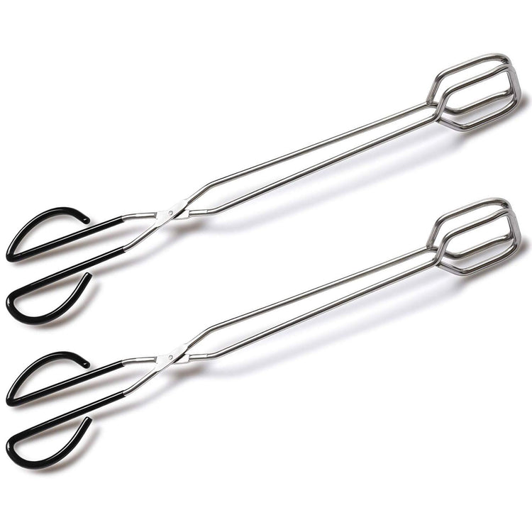 2Pcs 16 Inch Extra Long Stainless Steel Kitchen Scissor Tongs