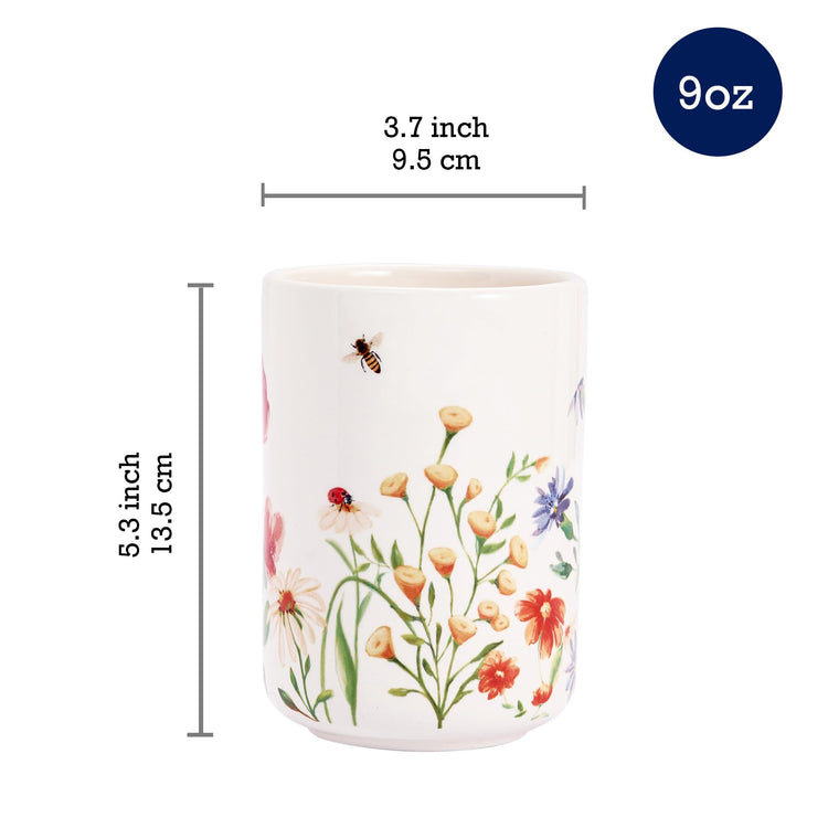 Summer Provence Ceramic Utensil Holder Set of 2 (2 Count)