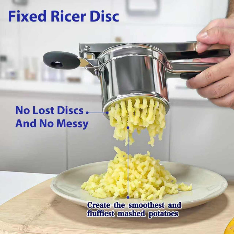 Potato Ricer 15oz Stainless Steel Ricer for Mashed Potatoes