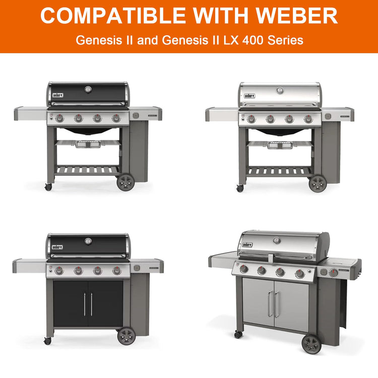 Full Size Griddle Inserts for Weber Genesis II 400 Series Gas Grills