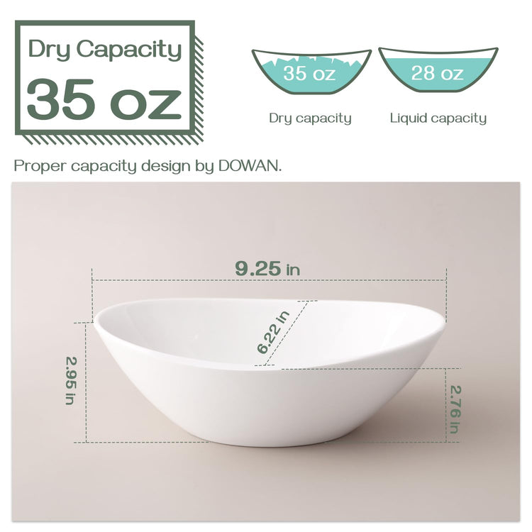 9.25" Serving Bowls (4 Count)